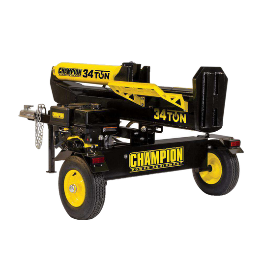 Champion 100425 34 Ton 338cc Horizontal/Vertical Log Splitter Manufacturer RFB Assembled