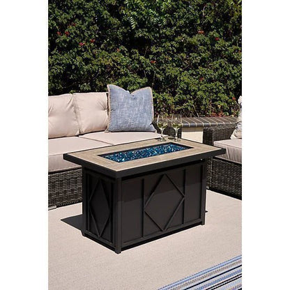HeatMaxx 42 in. Rectangular Propane Gas Fire Table