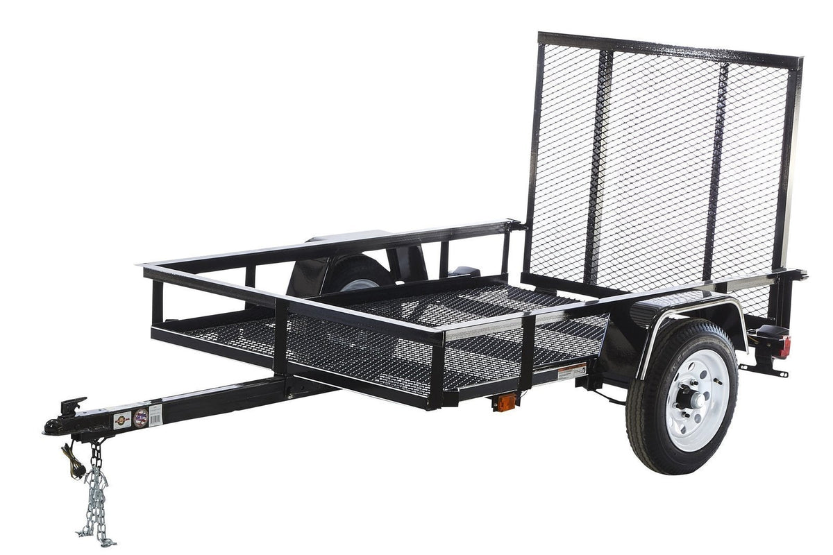 Carry-On Trailer 4-ft x 7-ft Steel Mesh Utility Trailer