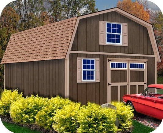 Best Barns Virginia 16×24 Wood Storage Shed Kit